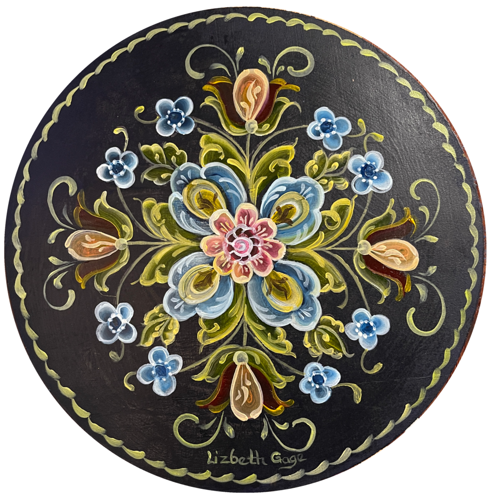 Rosemalled Plate
